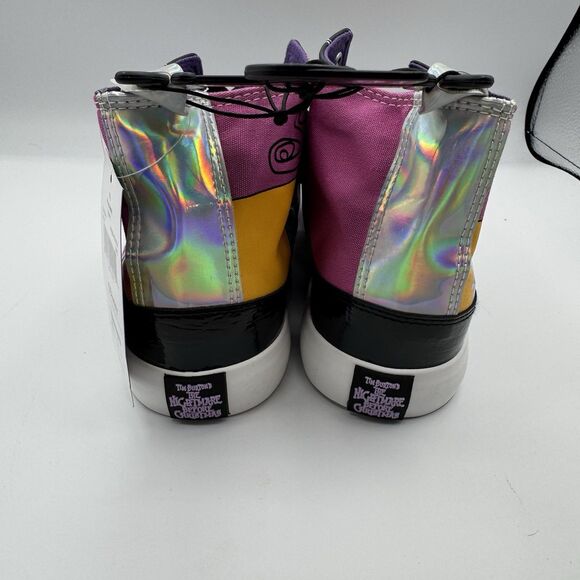 NEW Disney Nightmare Before Christmas Womens 9.5 Jack & Sally High Top Sneakers - Picture 5 of 10